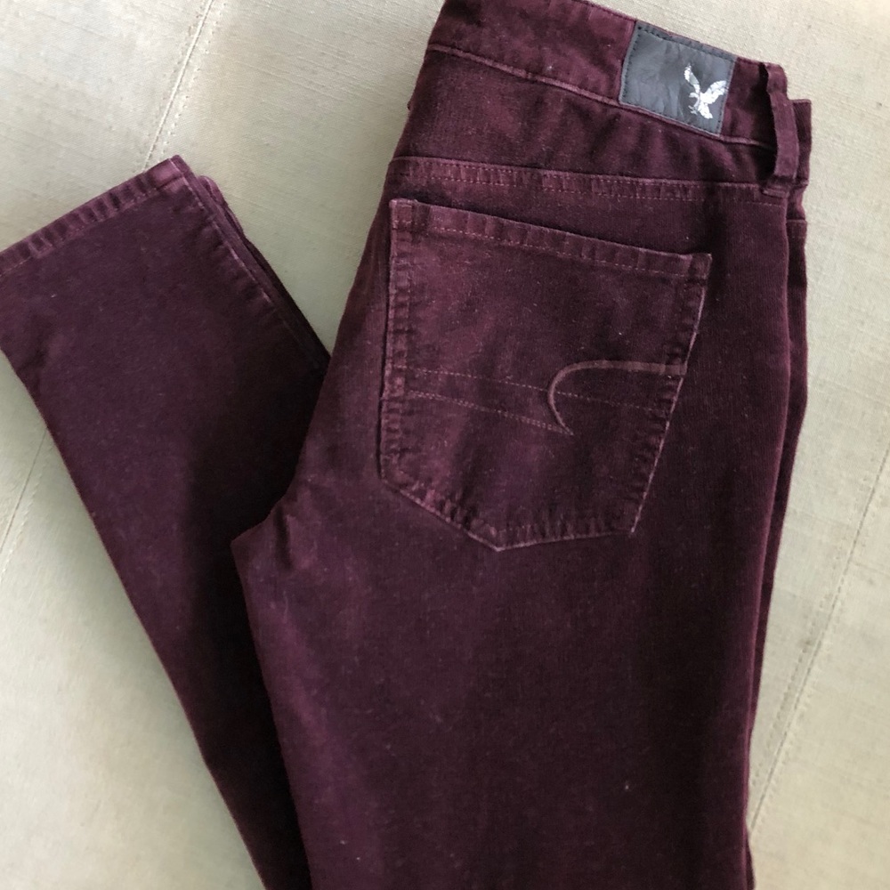 AMERICAN EAGLE PURPLE JEGGINGS size 4 - Picture 7 of 8